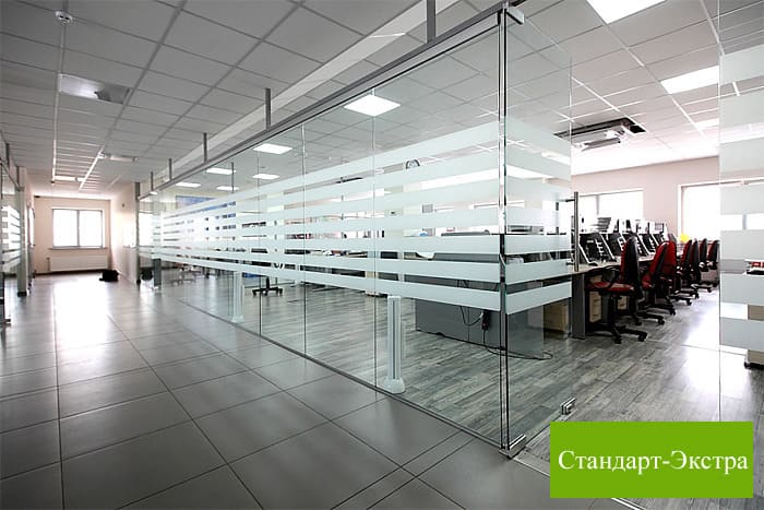 стеклянные офисные перегородки Стандарт Экстра